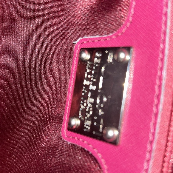 PULICATI Purple Bugatti Saffiano Handbag w/ strap - Picture 5 of 7